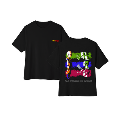 Camiseta oversize negra Krillin